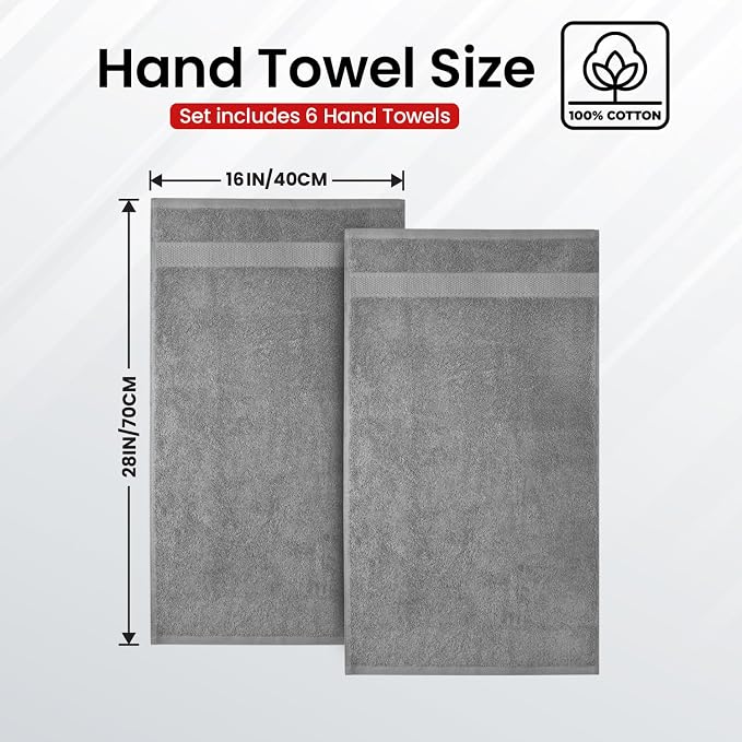 Infinitee Xclusives 100% Cotton Hand Towels - Image 3
