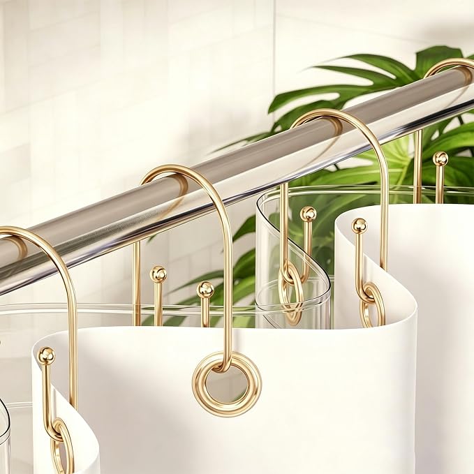 BBV Shower Curtain Hooks Rings - Image 2
