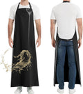 Thicker Rubber Apron, Extra Long Adjustable Apron, Heavy Duty Oil&Chemical Resistant Waterproof Work Aprons