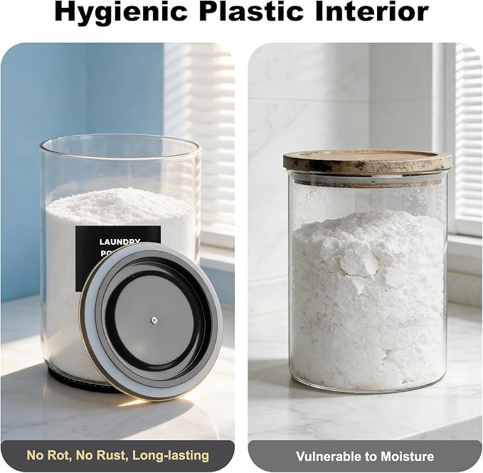 2 Pack 1 Gallon Glass Laundry Detergent Dispenser - Image 7