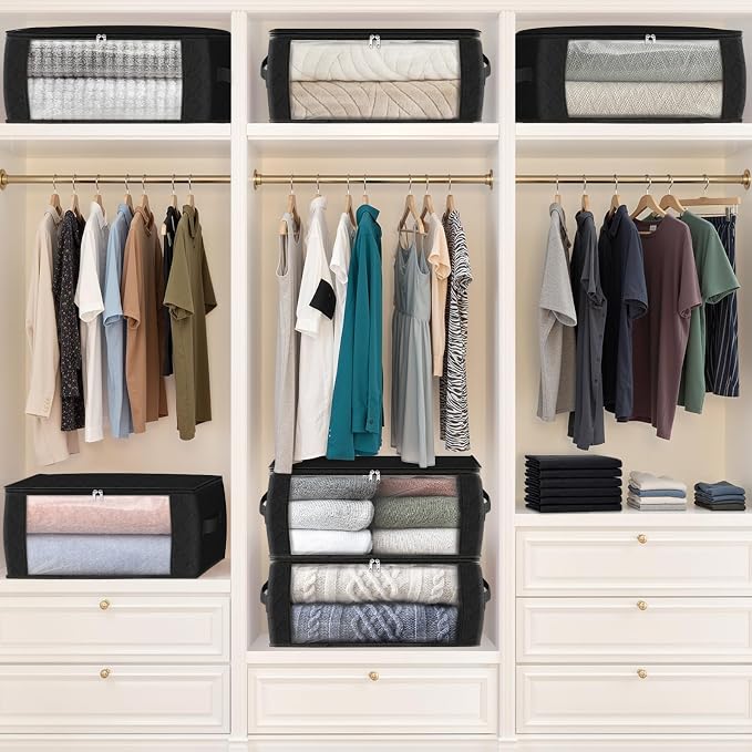 35L Closet Organizers, Foldable Under Bed Storage Containers | Storage Bags - Image 7