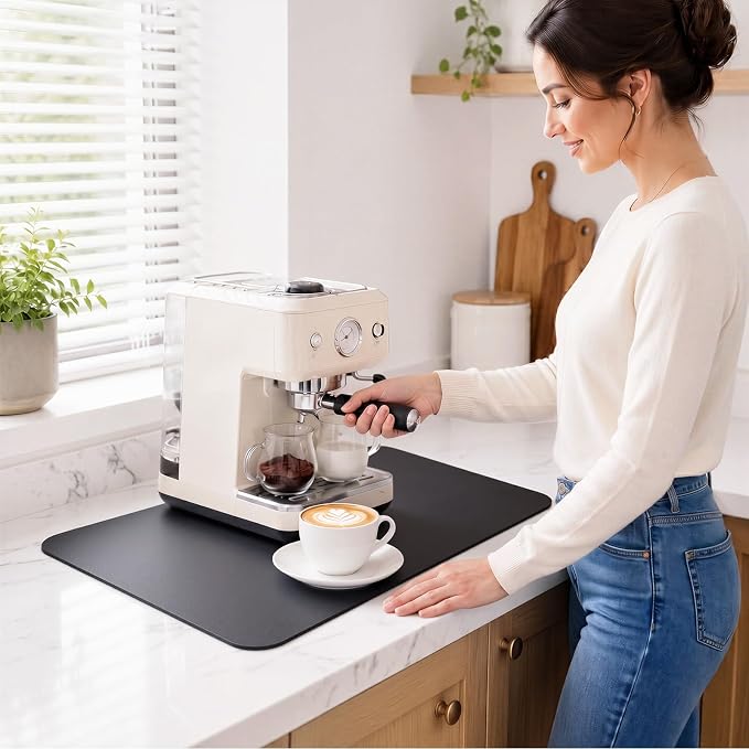 Coffee Mat Super Absorbent Dish Drying Mat Coffee Bar Mat 12"x 19" - Image 8