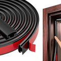Black Rubber Weather Stripping Door Seal Strip, D Shape Door Weather Seal Strip by PUNDIN
