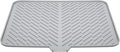 Silicone Dish Drying Mat with Built-in Drain Lip by Luxet