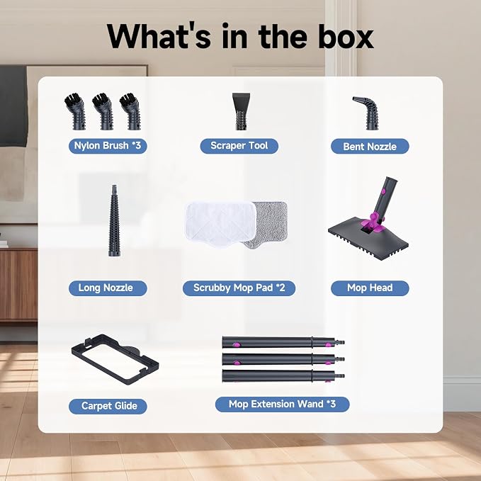 Steam Mop & Detachable Handheld Steam Cleaner - Image 7