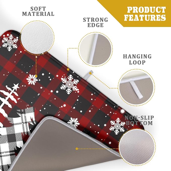 Merry Christmas Dish Drying Mat - Image 4