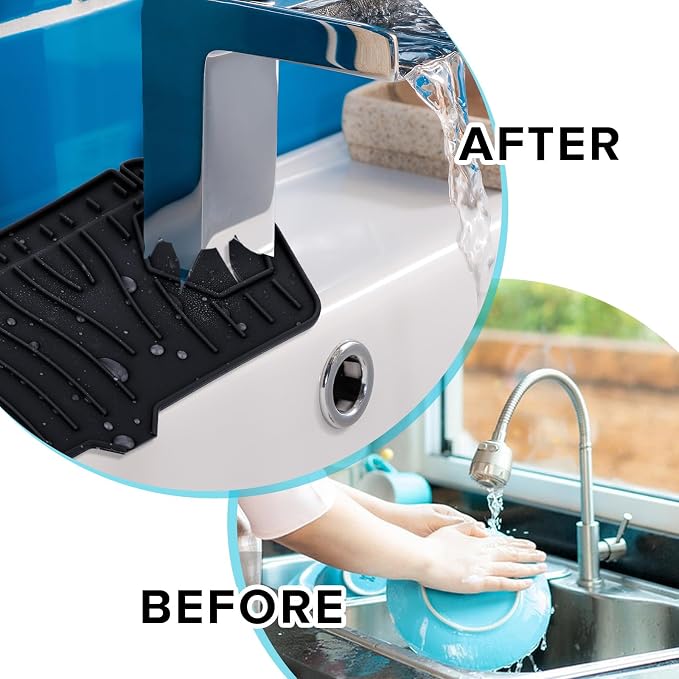 Silicone Sink Splash Guard Kitchen Splash Guard - Image 6