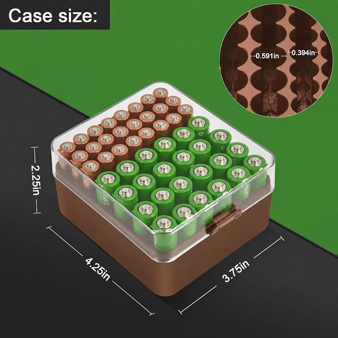 ALCYON Plastic Battery Organizer Storage Case - Image 4