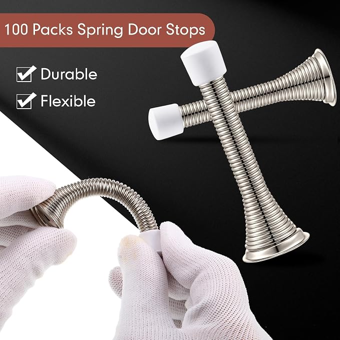 Newwiee 100 Pack Spring Door Stop - Image 3