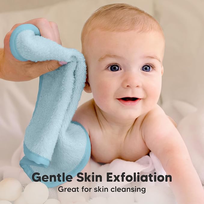 6-Pack Baby Washcloths, Soft Absorbent Washcloths - Image 3