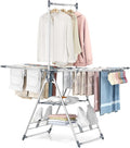 Clothes Drying Rack with High Hanger, 3-Level Drying Racks | Foldable Laundry by APEXCHASER
