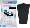 Activated Carbon Air Vent Filters for Home - 4" x 12" MERV 8 Electrostatic Floor Vent Filters That Trap Dust, Dirt, Smoke, Pollen, Hair - 90 Day Filtration (12 Pack)