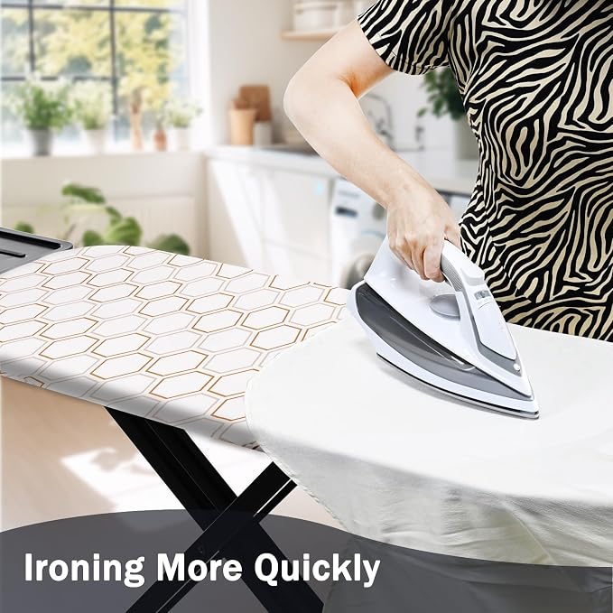 SheeChung Ironing Board Cover and Pad 15"x49", Scorch and Stain Resistant - Image 6