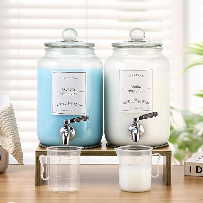 2-Pack Glass Laundry Detergent Dispenser - Image 4