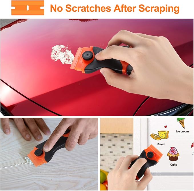 2PACK Razor Blade Scraper, 2-in-1 Scraper Tool - Image 3