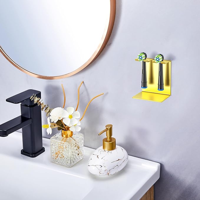 Electric Toothbrush Head Holder, Tooth Brushing Holder, Wall Mounted Toothbrush - Image 2
