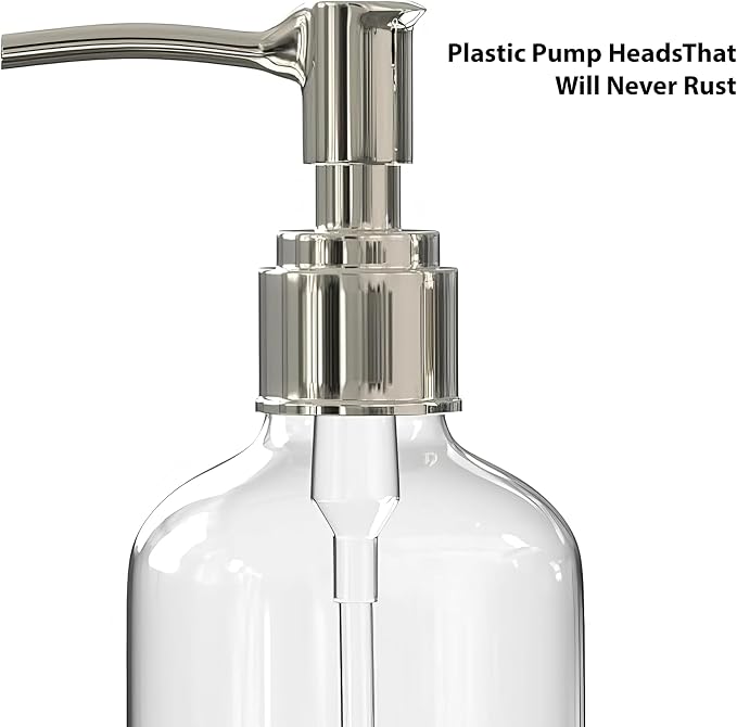 Refillable Clear Soap Dispenser Bottles - Image 7