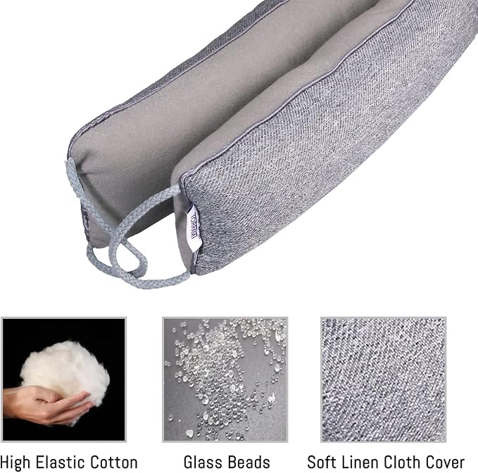 TORRAMI 36" Door Draft Stopper Under Bottom Insulation Noise Air Stopper 2.1LB - Image 2