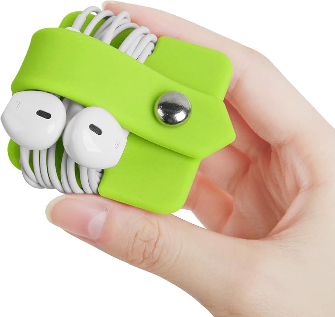Cord Organizer Earbuds Holder Earphone Wrap Earphones Organizer Headset by ELFRhino