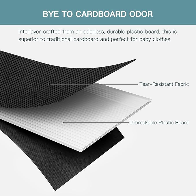 Drawer Organizer Clothes, 10 Pack Dresser Organizer - Image 5