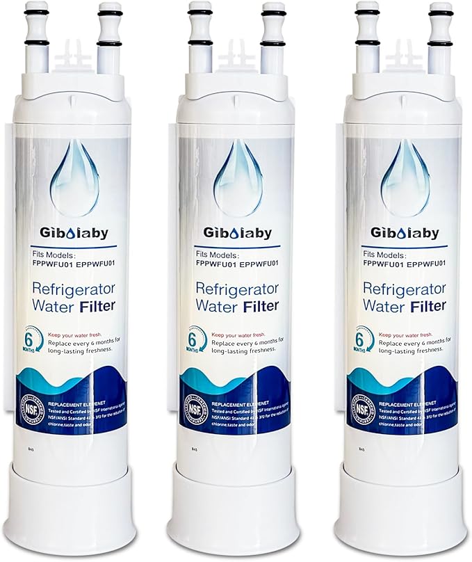 FPPWFU01 Water Replacement, Compatible with Frigidaire EPPWFU01, PureAdvantage PurePour PWF-1 (3 Pack)