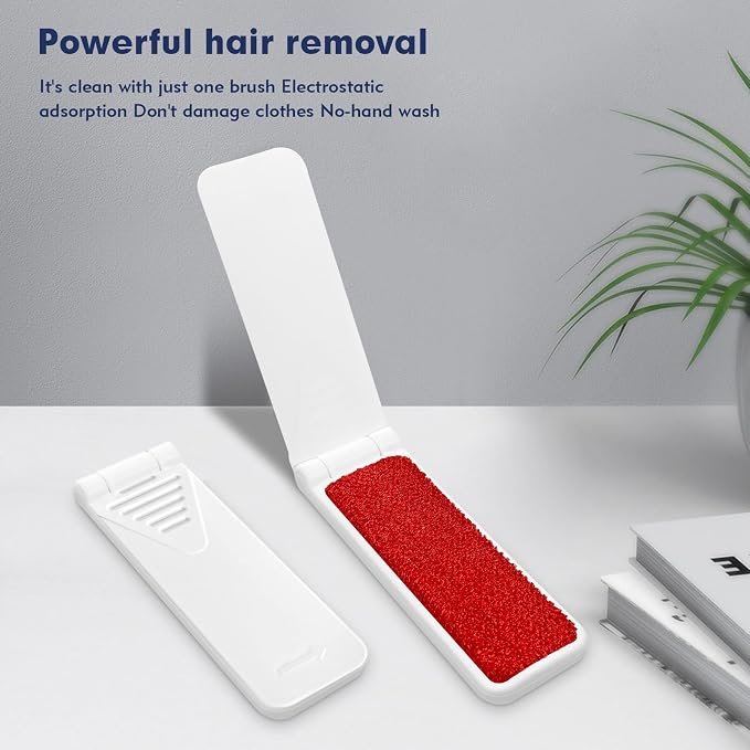 Kerros Foldable Lint Brushes for Clothes and Pet Hair, 4 Pack - Image 7