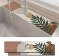 2PCS 24" X 5.5" Kitchen Sink Splash Guard Faucet Mat Boho Super Absorbent Fast by Unknown