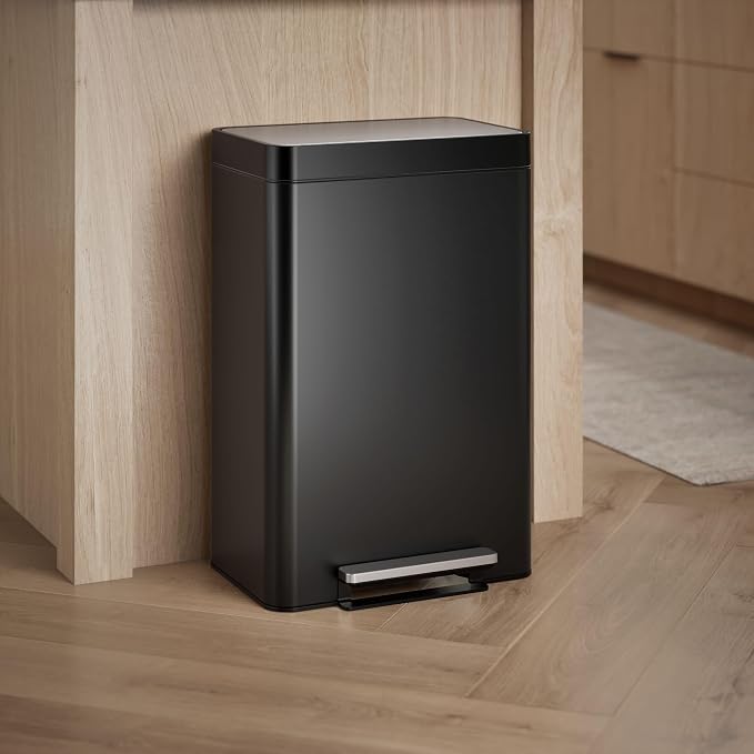 KOHLER K-20956-BST Dual Compartment Step Trash Can - Image 2