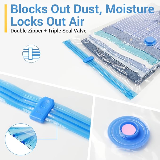 80% Space Saver Vacuum Storage Bags - Image 3