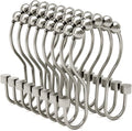 Bathway Shower Curtain Hooks, Shower Curtain Rings Rust Proof Double Hook by Bathway