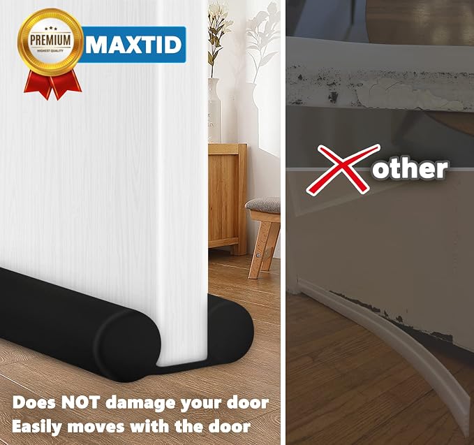 MAXTID Under Door Draft Stopper, 36 Inches, Bottom Seal, Gap Filler | Door - Image 7
