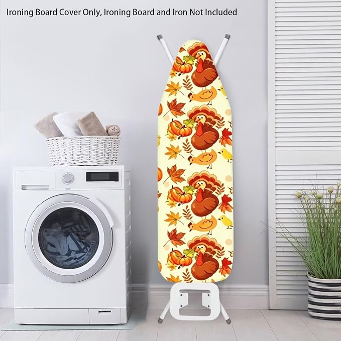 Thanksgiving Turkey Ironing Board Cover and Pad Heat Reflective Stain Resistant - Image 3
