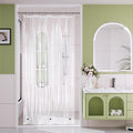 AmazerBath Shower Curtain Liner Stall, 48x72 Clear Shower Curtain Liner by AmazerBath