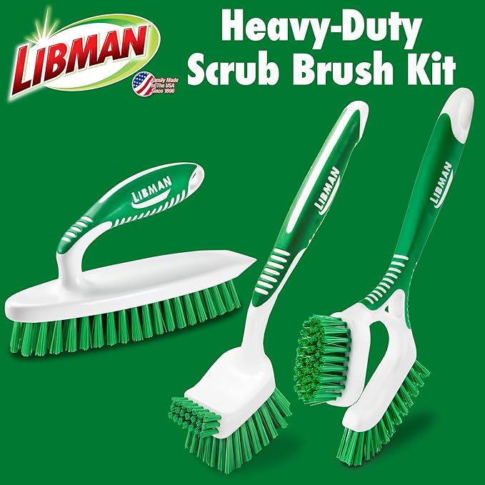 Libman Heavy Duty Scrub Brush Kit - Image 2