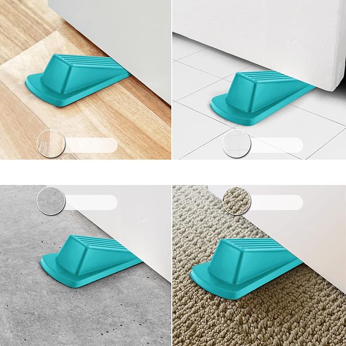 Crosize 5 Pack Door Stoppers for Bottom of Door, Rubber Door Stops | Premium - Image 3