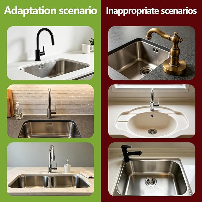 2 Pcs Kitchen Sink Splash Guard Faucet Mat Purple Dream Butterfly Pattern - Image 3