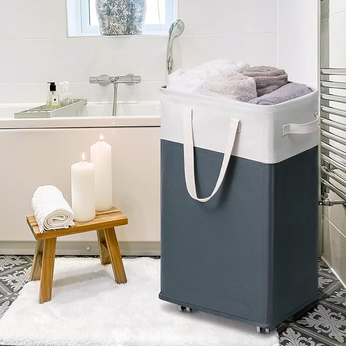 Goodpick 2-Pack Rolling Laundry Basket - Image 7