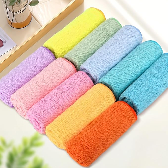 Orighty Wash Cloths, Face Towels 12x12 Inch 10 Pack - Image 8