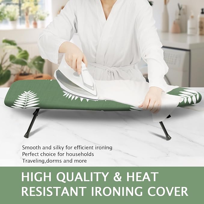 SheeChung 12.5"x32" Small Ironing Board Cover and Pad, Mini Iron Board Cover - Image 6