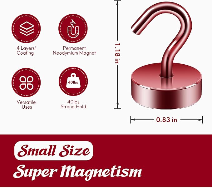 Neosmuk Magnetic Hooks Steel Tube Design - Image 6
