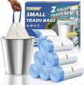 Small 2 Gallon Trash Bags Drawstring, 0.96 Mil, Strong Garbage Can Liners by TFORING%C2%AE