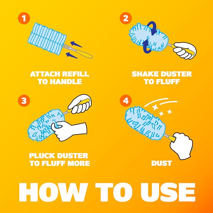 Dusters Refill for Cleaning, Feather & Microfiber Duster Disposable Alternative - Image 8