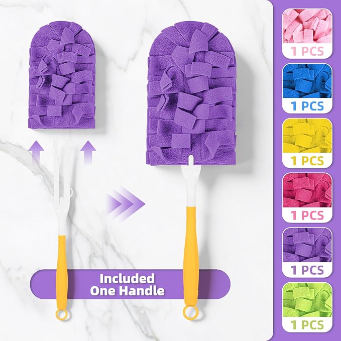 6 PCS Microfiber Reusable Duster Refills - Image 2