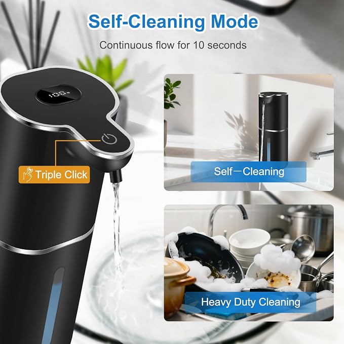 Automatic Foaming Soap Dispenser Digital Display, 6-Level Foam Adjustable | - Image 7