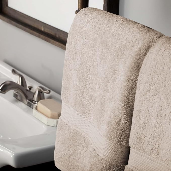 SUPERIOR Egyptian Cotton Ultra Plush & Absorbent, 10 Piece Set, Stone | Quick - Image 5