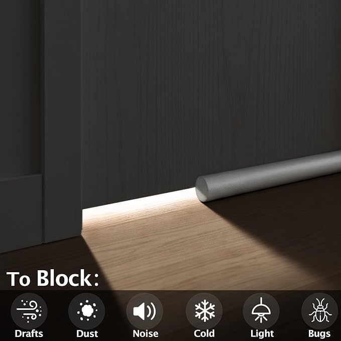 MAXTID Under Door Draft Stopper Cold Air Blocker, Large Doors Seal 36" | Gap - Image 4