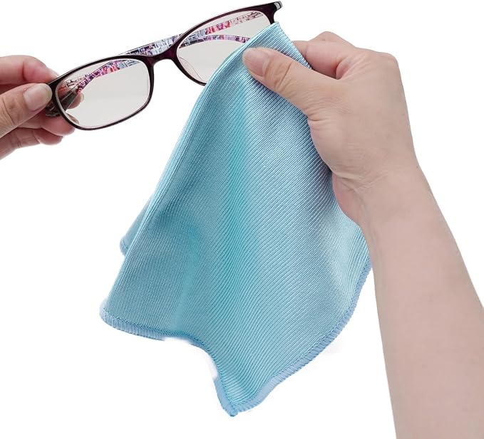 6 Pcs Glass Cleaning Cloth for Window Eyeglass Mirrors Stainless Steel - Image 5