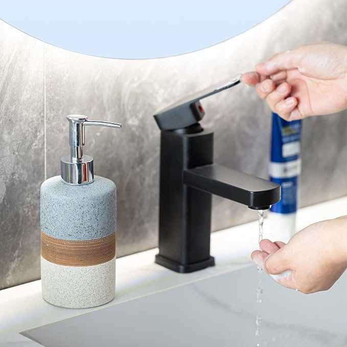 Hand Soap Dispenser Set for Bathroom, Kitchen Dish Soap Dispenser | Liquid Soap - Image 8