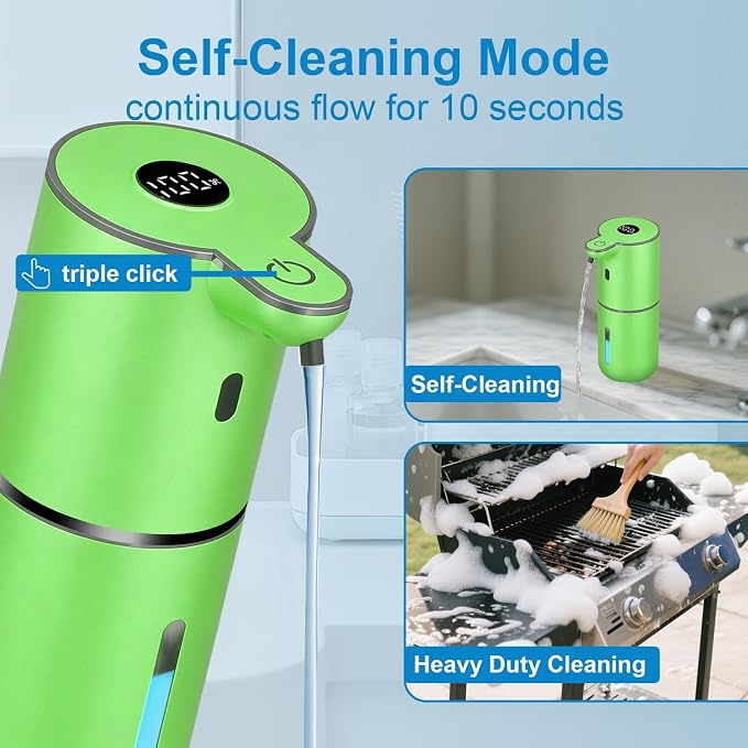 OHIFAST Automatic Liquid Soap Dispenser Touchless, USB Rechargeable Smart Hand - Image 4