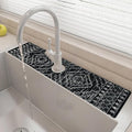 24" X 5.5" Kitchen Sink Splash Guard Faucet Mat Aztec Super Absorbent Fast by Unknown